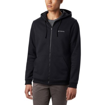 Columbia Hoodie Heren, Hart Mountain Full Zip Zwart, 95WTIKBHQ